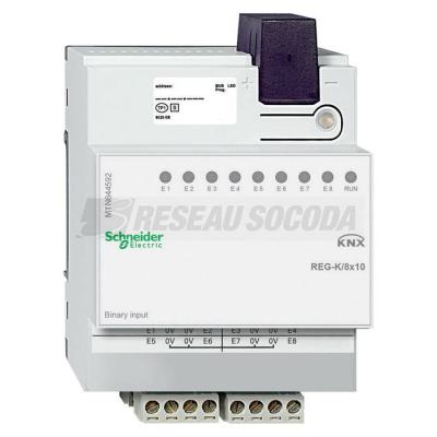  KNX MOD 8E BINAIRES 10V 