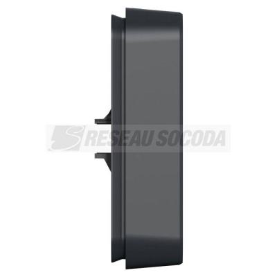  Cadre 1 poste gris encastr� 