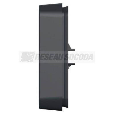  Cadre 1 poste gris encastr� 