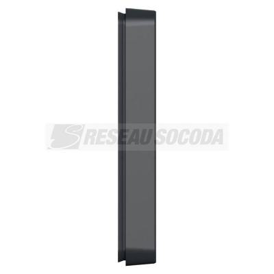  Cadre 2P gris vertica encastr� 