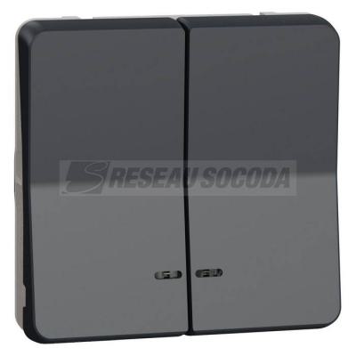  DBLE BP LED GRIS COMPO. 
