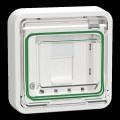  MUR RJ45 Cat6ASTP BLANC 