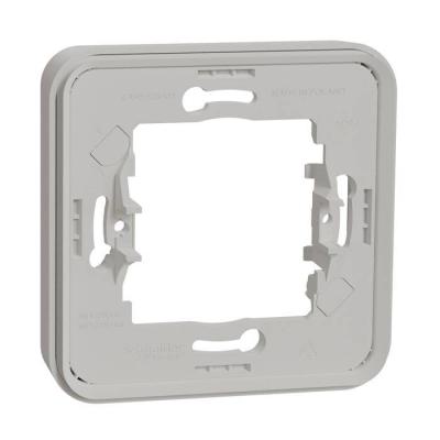  Cadre 1 poste blanc encastr� 