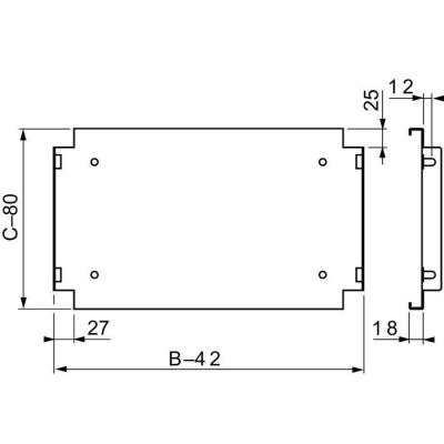  PLATEAU SUPP.HOR.-PLAX53 