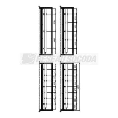  SUPP.BAR.VERTIC.3200A 500 