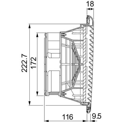  VENTIL.300M3-H 48VDC IP54 