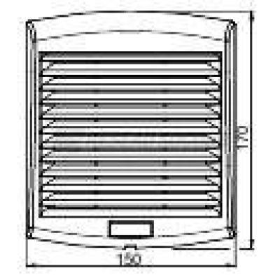  VENTIL. 85M3-H 115V IP54 