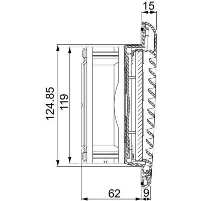  VENTIL. 85M3-H 230V IP54 