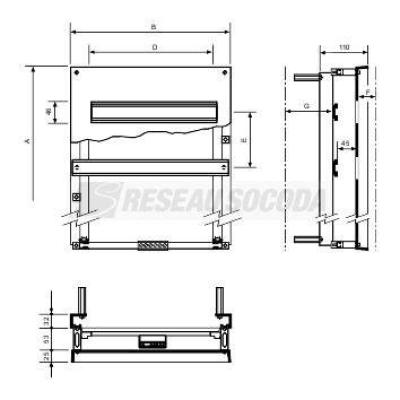  CHASS.MODUL48M500X400X150 
