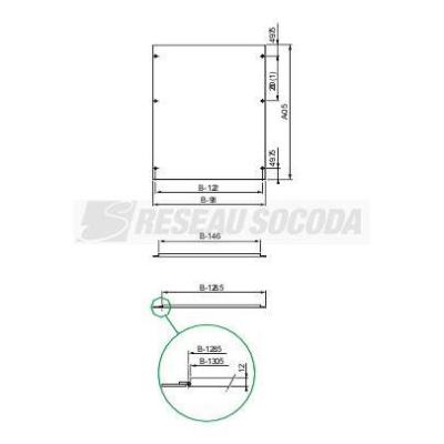  PLAST.PL.CHARN. 150X800 