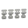  4 PATE FIXAT.REG INOX 304 