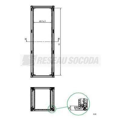  CHASSI 19P FIXE H2200 47U 