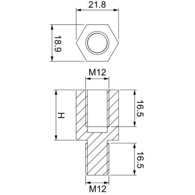  4 ENTRETOISES TOIT SF 60 