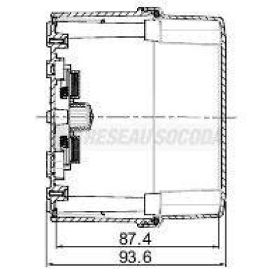  BTE COUV.OPAC116X74X62 PC 