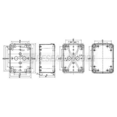  BTE COUV.OPAC164X121X87PC 