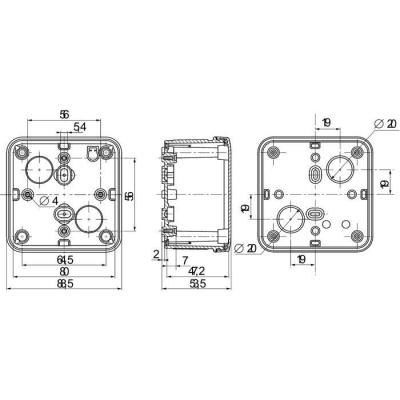  BTE COUV.OP.89X89X54PC 