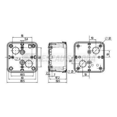  BTE COUV.OP.89X89X54PC 