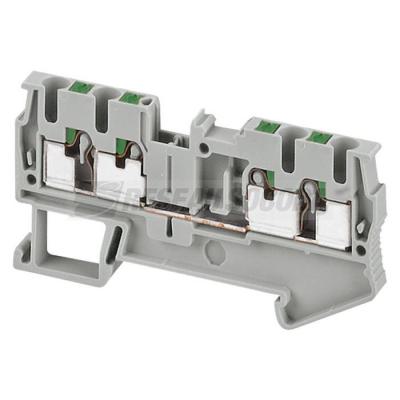  BORNE PUSH-IN, PASSANT, 4 