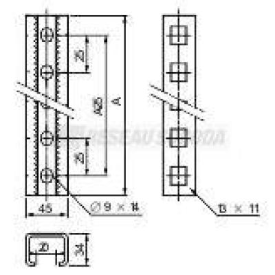  2 LONGERONS TECNIC 1600 