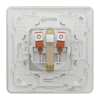  Prise 2P+T DE vis Blanc plaque 