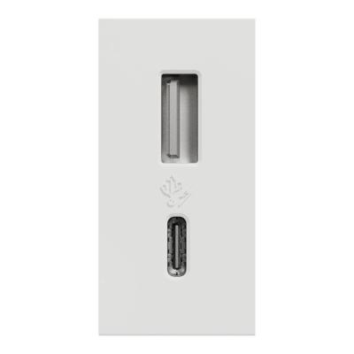 Charg USB A+C 15W 1mod blc 