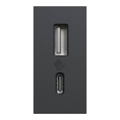  Charg USB A+C 15W 1mod anth 