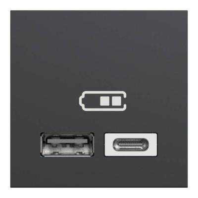  Chargeur USB double 2.4A anthr 