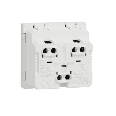  Prise std US 15A  2P+T blc 