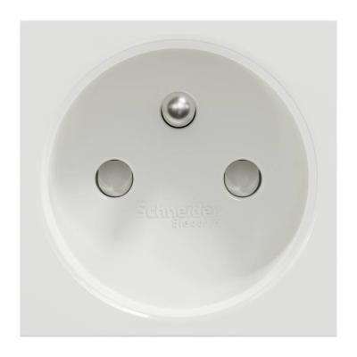  Prise 2P+T FR 90� vis Blanc 