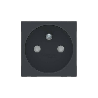  Prise 2P+T FR 90� vis Anth 