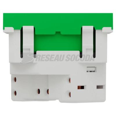  Prise 2P+T FR 45� rapide Vert 
