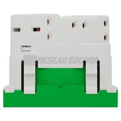  Prise 2P+T FR 45� rapide Vert 