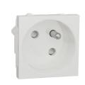  Prise 2P+T FR 45� rapide Blanc 