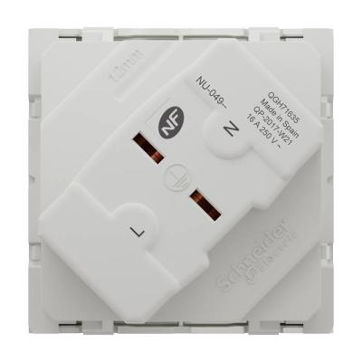  Prise 2P+T FR 45� rapide Bl A 