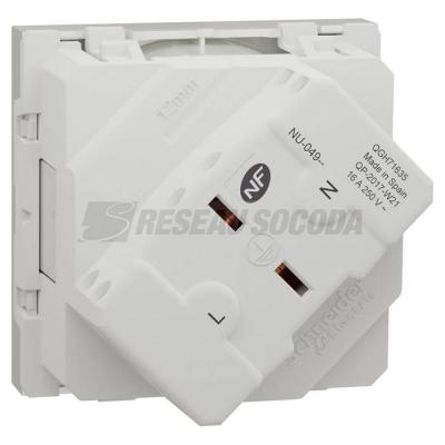  Prise 2P+T FR 45� rapide Bl A 