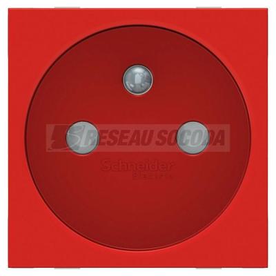  Prise 2P+T FR 90� rapide Rouge 