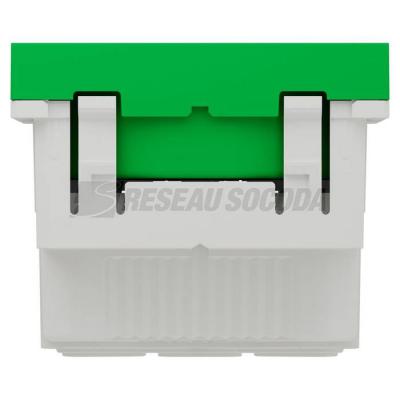  Prise 2P+T FR 90� rapide Vert 