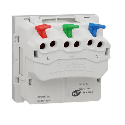  Prise 2P+T FR 90� rapide Blanc 