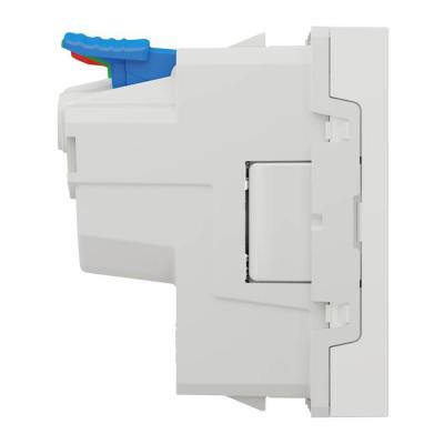  Prise 2P+T FR 90� rapide Blanc 
