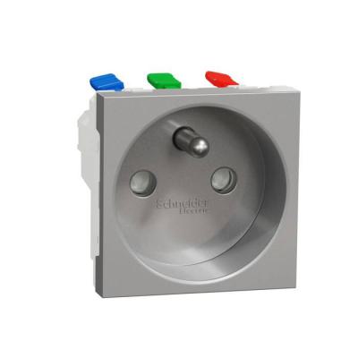  Prise 2P+T FR 90� rapide Alu 