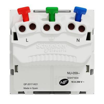  Prise 2P+T FR 90� rapide Alu 