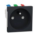  Prise 2P+T FR 90� rapide Anth 