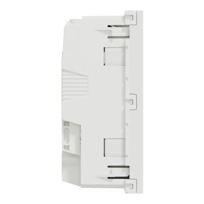  Prise 2x2P+T lum DE vis Blanc 