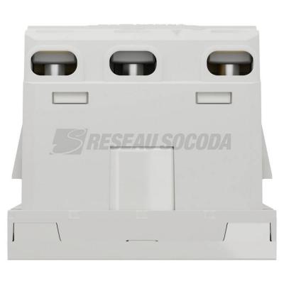  Prise 2x 2P+T DE vis Blanc 