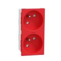  Prise 2x2P+T lum FR45� rap Rou 
