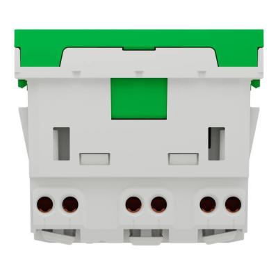  Prise 2x 2P+T FR 45� rap Vert 