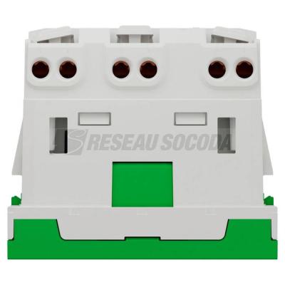  Prise 2x 2P+T FR 45� rap Vert 