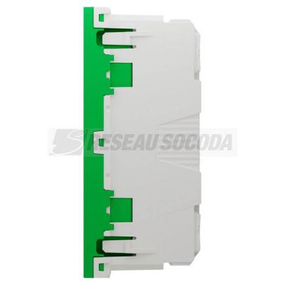  Prise 2x 2P+T FR 45� rap Vert 