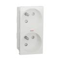  Prise 2x2P+T lum FR45� rap Bla 