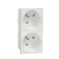  Prise 2x2P+T FR45� goul rap Bl 